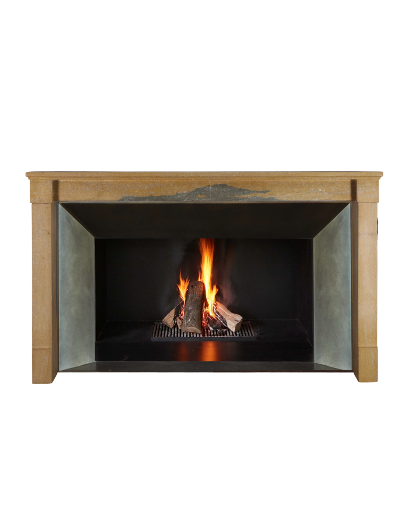 Extra Brede Schouwmantel 19e-Eeuws Frans Minimalistisch Louis Philippe Ontwerp