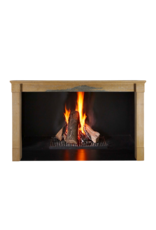 Chimenea Extra Ancha Diseño Minimalista Francés Del Siglo XIX De Estilo Luis Felipe