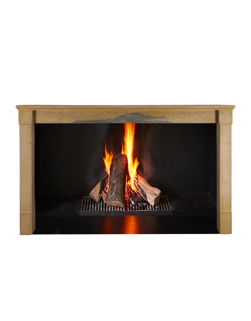 Cheminée Extra Large De Style Louis Philippe Minimaliste Français Du XIXe Siècle