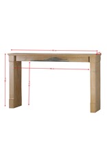 Extra Breiter Kaminsims Minimalistisches Louis-Philippe-Design Aus Dem 19. Jahrhundert