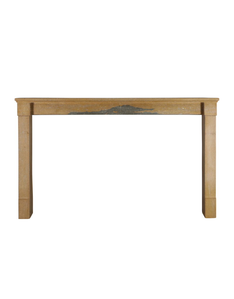 Maison Leon Van den Bogaert Extra Wide Fireplace Mantel 19th-century French Minimalist Louis Philip Design