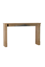 Maison Leon Van den Bogaert Extra Wide Fireplace Mantel 19th-century French Minimalist Louis Philip Design