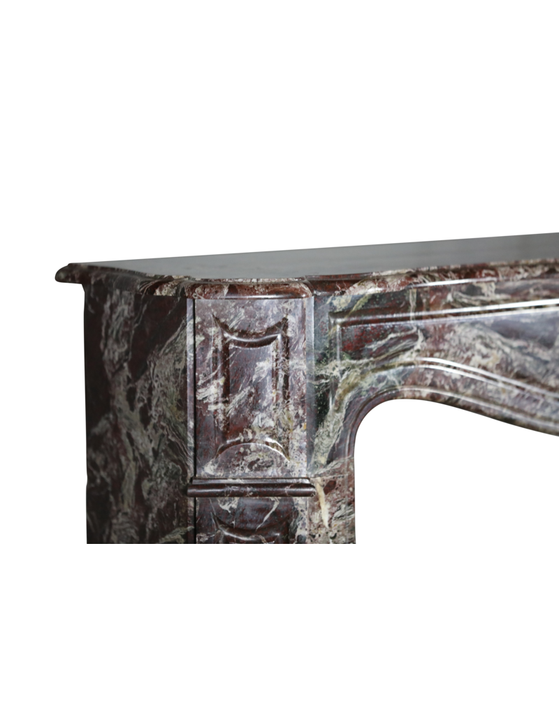 French Pompadour Fireplace Surround