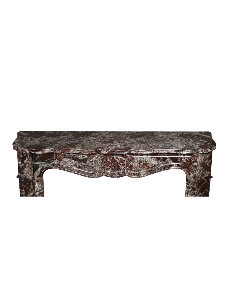 French Pompadour Fireplace Surround