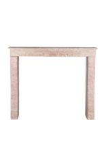 Maison Leon Van den Bogaert Cheminée ancienne en marbre Rose Liseron pour un décor contemporain
