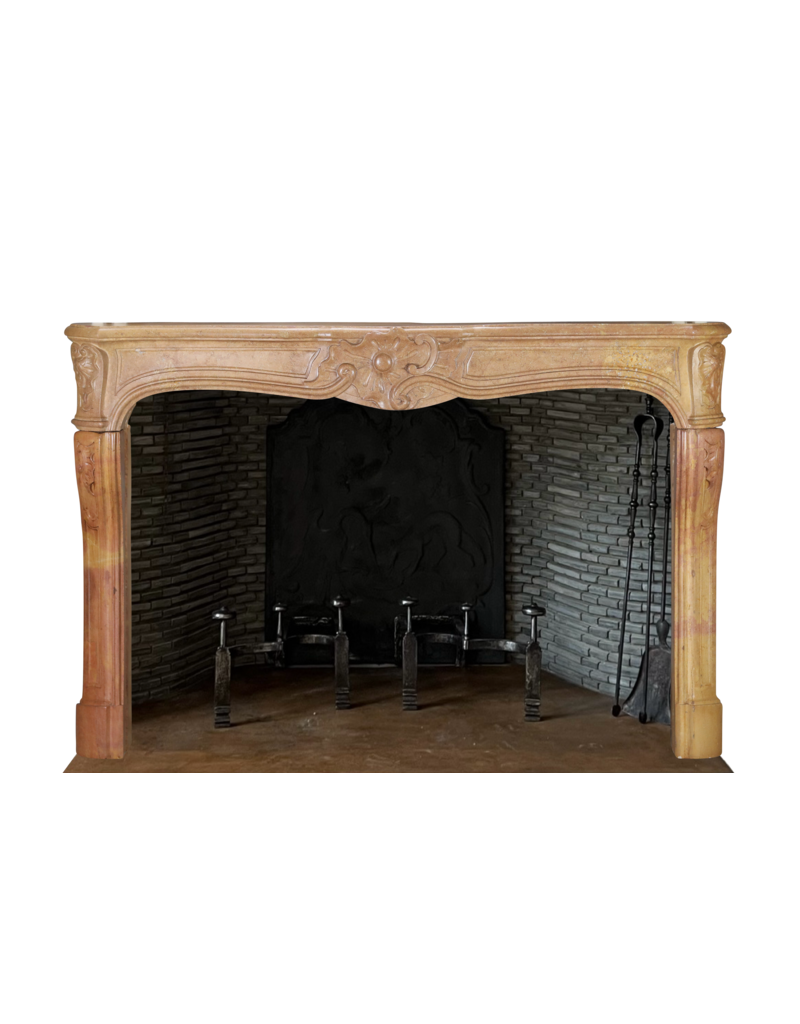 Classic French Regency Fireplace In Burgundian Corton Stone
