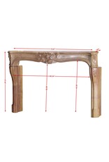 Classic French Regency Fireplace In Burgundian Corton Stone