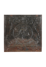 Placa De Chimenea De Hierro Fundido Mujer Con Vestido Suelto