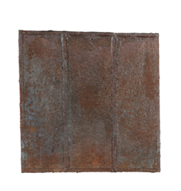 Maison Leon Van den Bogaert Brutalist Fireback From  French Castle Fireplace 17th Century