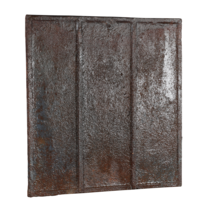 Maison Leon Van den Bogaert Large and Heavy Fireplace Plate for Unforgettable Moments by the Fireside