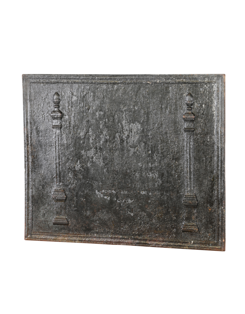 Maison Leon Van den Bogaert Antique French Black Fireback For Characterful Interior Design