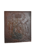 Heraldic Fireback With Eagle for Authentic Interior Decoration