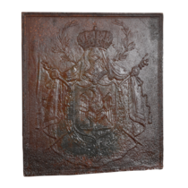 Maison Leon Van den Bogaert Heraldic Fireback with Eagle for Authentic Interior Decoration