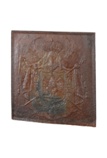 Heraldic Fireback With Eagle for Authentic Interior Decoration