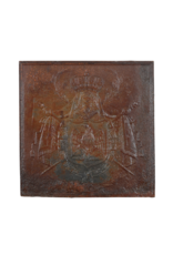 Heraldic Fireback With Eagle for Authentic Interior Decoration