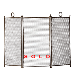 Original French Fireplace Screen.