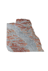 Exquisite Antique Red Languedoc Marble Slab | Timeless Elegance for Luxurious Interiors