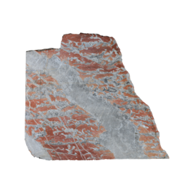 Antike Rote Languedoc Marmortafel