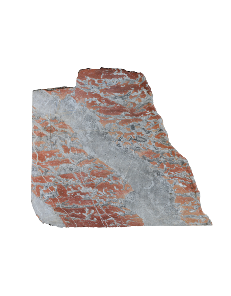Exquisite Antique Red Languedoc Marble Slab | Timeless Elegance for Luxurious Interiors