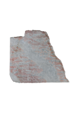 Exquise Plaque de Marbre Rouge Languedoc Antique | Élégance Intemporelle pour Intérieurs Luxueux