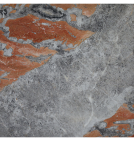 Maison Leon Van den Bogaert Exquisite Antique Red Languedoc Marble Slab