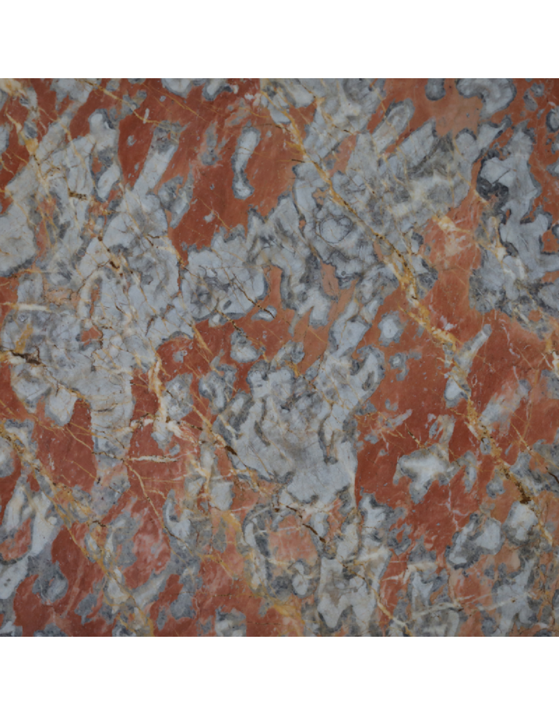 Antiek Rood Languedoc Marmer - Luxe Marmer Met Rijke Geschiedenis uit Frankrijk