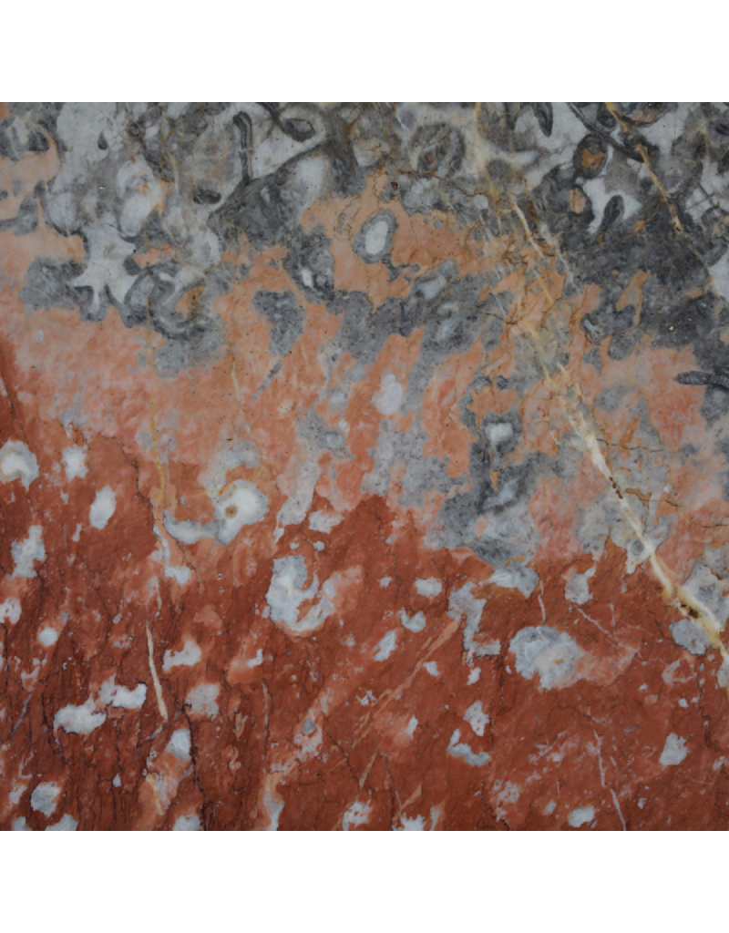 Maison Leon Van den Bogaert Antique Red Languedoc Marble - Exquisite Marble With Rich History from France