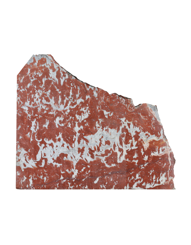 Languedoc Rood Marmer Plaat Fragment - Tijdloze Franse Luxe