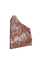 Maison Leon Van den Bogaert Languedoc Rood Marmer Plaat Fragment - Tijdloze Franse Luxe