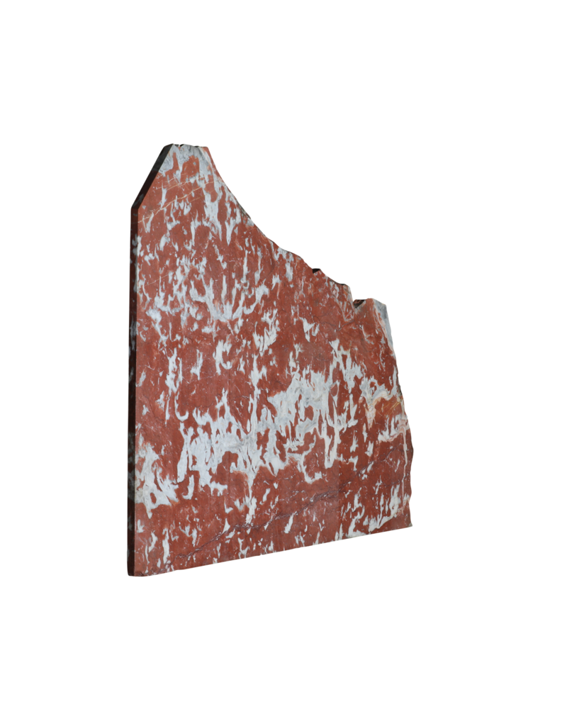 Maison Leon Van den Bogaert Languedoc Rood Marmer Plaat Fragment - Tijdloze Franse Luxe