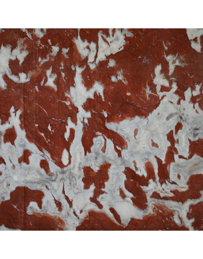 Languedoc Rood Marmer Plaat Fragment - Tijdloze Franse Luxe