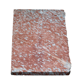 Maison Leon Van den Bogaert Antike Rot Languedoc-Marmor – 6 cm Dick - 88 cm x 170 cm Tischgröße