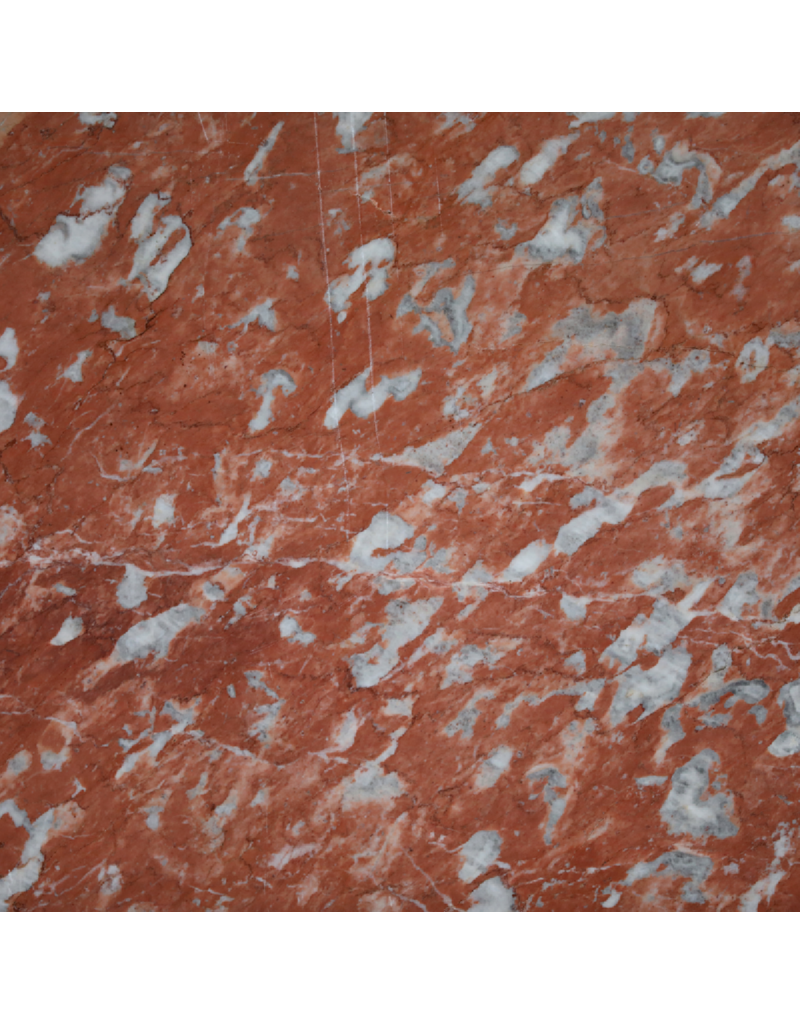 Maison Leon Van den Bogaert Antike französische Marmorplatte aus Rouge-Languedoc – 6 cm dick, 88 × 170 cm