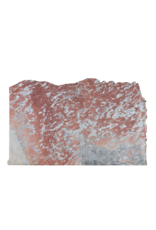 Maison Leon Van den Bogaert Dalle de marbre Rouge Languedoc ancien non calibrée avec variations de couleurs uniques