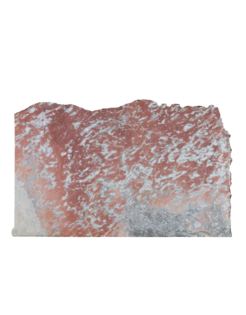 Maison Leon Van den Bogaert Dalle de marbre Rouge Languedoc ancien non calibrée avec variations de couleurs uniques
