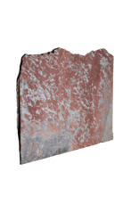 Maison Leon Van den Bogaert Dalle de marbre Rouge Languedoc ancien non calibrée avec variations de couleurs uniques