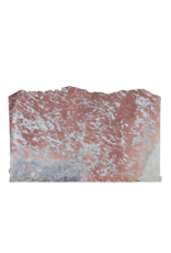 Maison Leon Van den Bogaert Dalle de marbre Rouge Languedoc ancien non calibrée avec variations de couleurs uniques