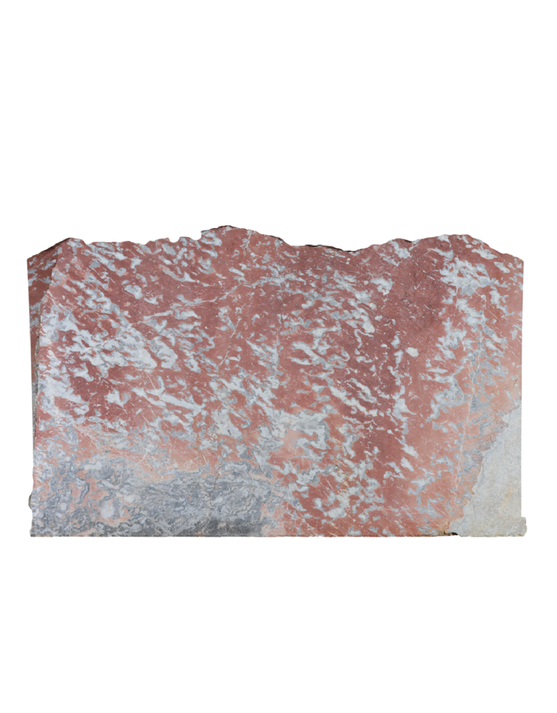Maison Leon Van den Bogaert Dalle de marbre Rouge Languedoc ancien non calibrée avec variations de couleurs uniques