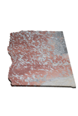 Maison Leon Van den Bogaert Dalle de marbre Rouge Languedoc ancien non calibrée avec variations de couleurs uniques