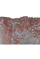 Maison Leon Van den Bogaert Dalle de marbre Rouge Languedoc ancien non calibrée avec variations de couleurs uniques