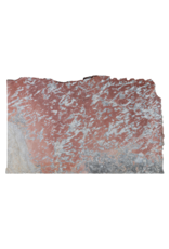 Maison Leon Van den Bogaert Dalle de marbre Rouge Languedoc ancien non calibrée avec variations de couleurs uniques