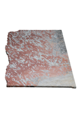 Maison Leon Van den Bogaert Dalle de marbre Rouge Languedoc ancien non calibrée avec variations de couleurs uniques