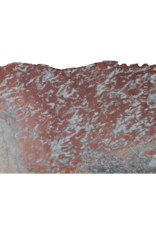 Maison Leon Van den Bogaert Dalle de marbre Rouge Languedoc ancien non calibrée avec variations de couleurs uniques
