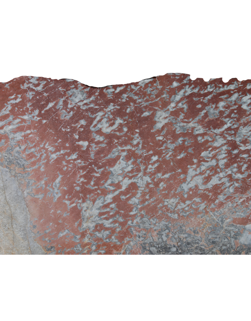 Maison Leon Van den Bogaert Dalle de marbre Rouge Languedoc ancien non calibrée avec variations de couleurs uniques
