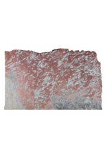 Maison Leon Van den Bogaert Dalle de marbre Rouge Languedoc ancien non calibrée avec variations de couleurs uniques