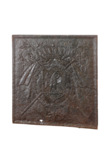 Heraldic Fireback With Eagle for Authentic Interior Decoration