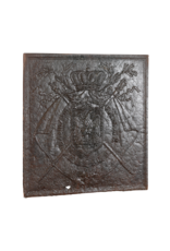 Heraldic Fireback With Eagle for Authentic Interior Decoration
