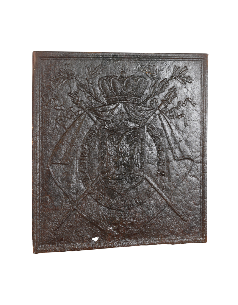 Maison Leon Van den Bogaert Heraldic Fireback With Eagle for Authentic Interior Decoration