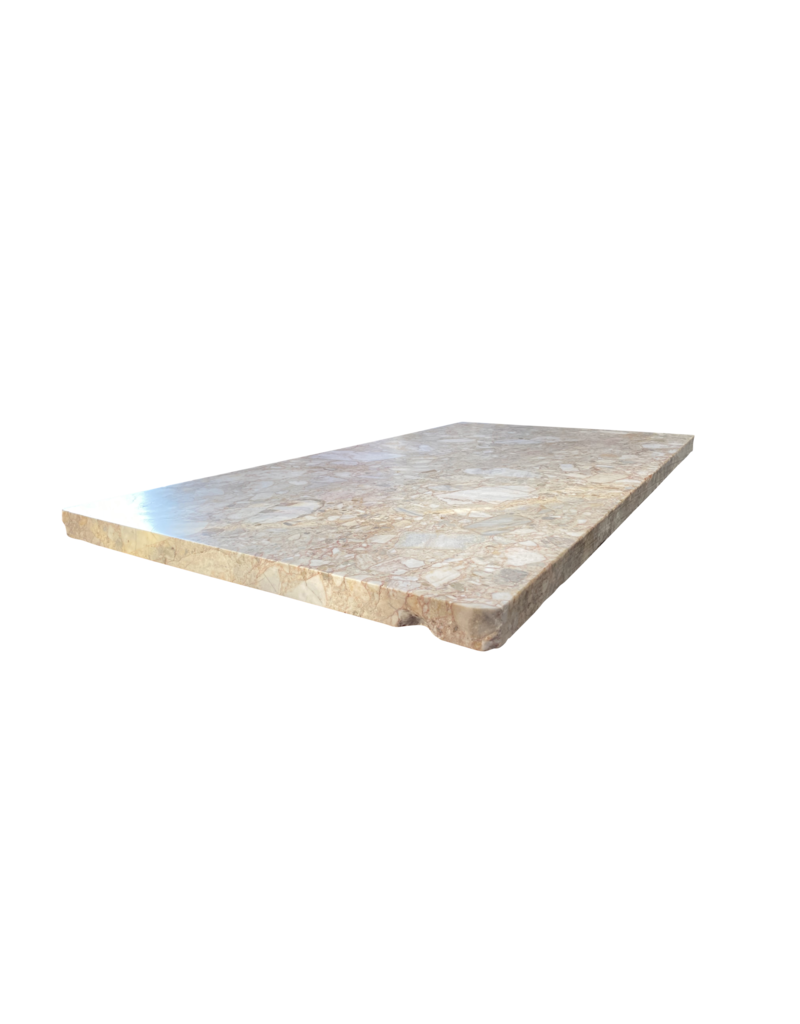 Maison Leon Van den Bogaert Table basse ancienne en marbre Brèche Royale