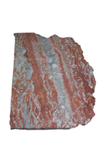 Maison Leon Van den Bogaert Uncalibrated Original Antique Red-Languedoc Marble Slab with Unique Color Variations